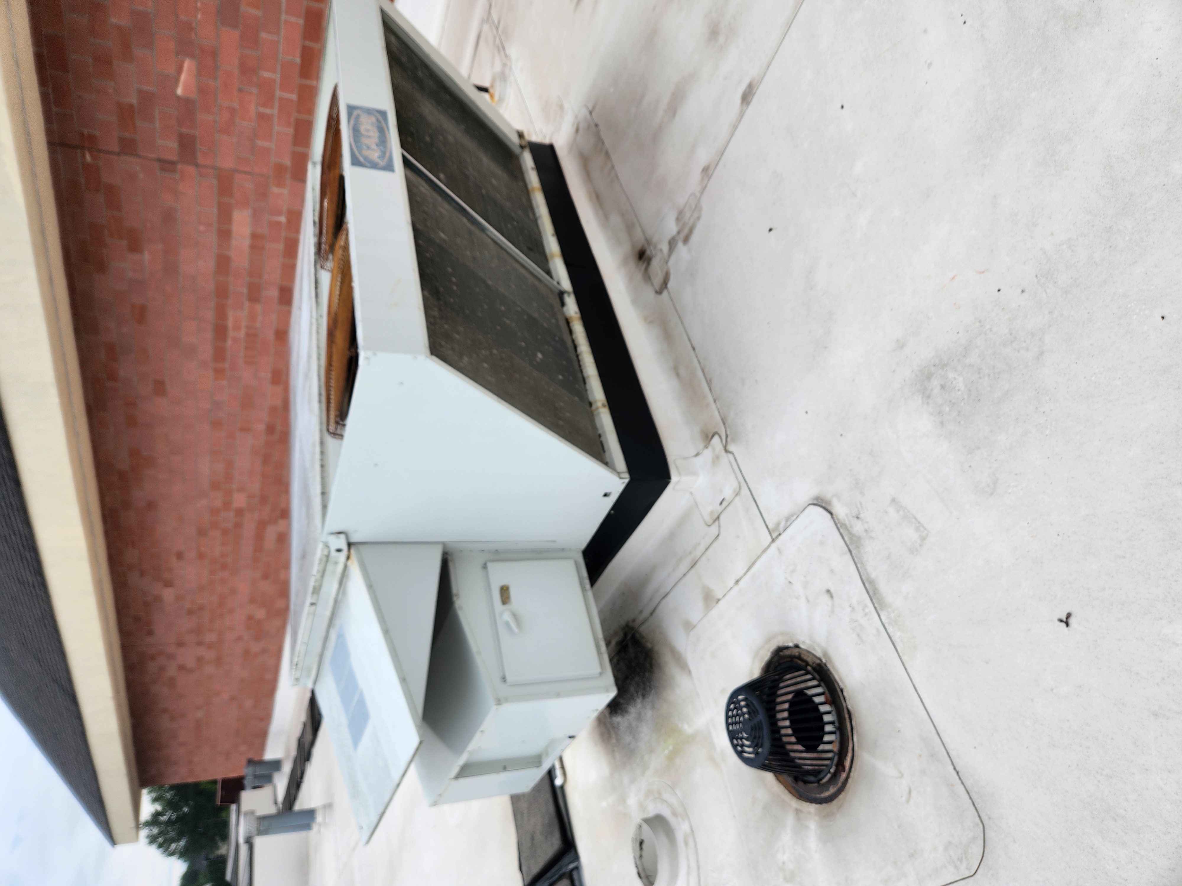 hvac on top of the roof