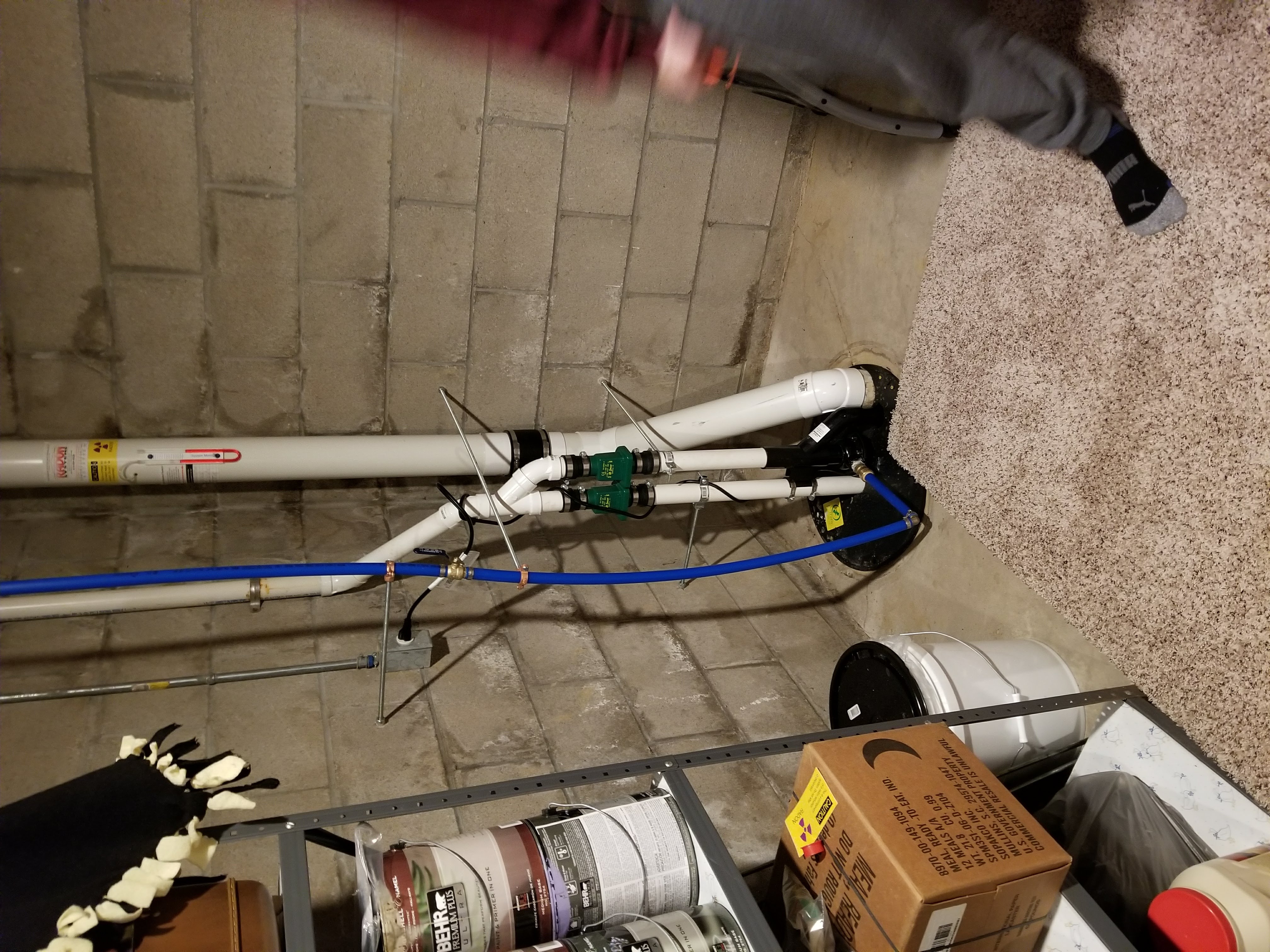 from ground to the ceiling